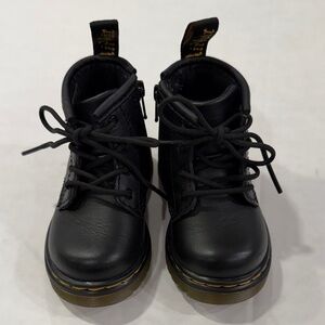 Dr. Martens Kids Black Lace-Up Boots
